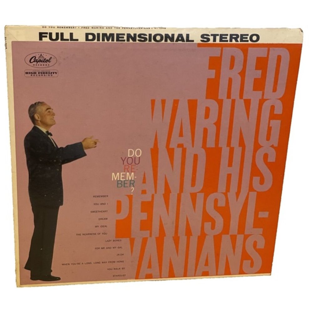 Fred Waring The Pennsylvanians Do You Remember (Vinyl, 1958) Capitol ST 1208 VG+